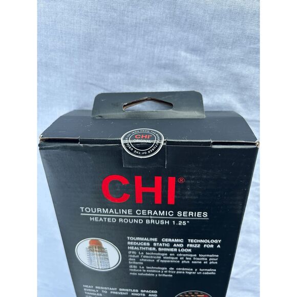 Chi Tourmaline Ceramic Series Heated Round Brush 1.25" Sealed in Box - Picture 5 of 6